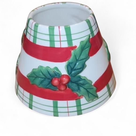 Christmas Holly Berry Large Jar Candle Shade - Picture 4 of 4